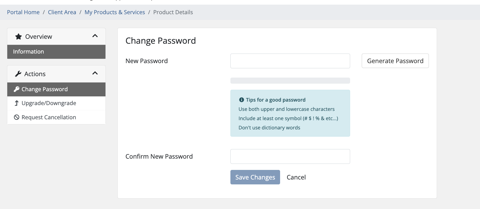 Reset Page